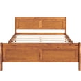 thumbnail image 4 of Jopath Queen Platform Bed, Wood Bed Frame with Headboard and Wood Slat Support for Teen and Adult Oak, 4 of 8