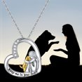 thumbnail image 4 of Coachuhhar Dog Necklace for Women 925 Sterling Silver Heart Dog Necklace Cute Animal Necklace Pendant Dog Jewelry Gift for Dog Lover, 4 of 8