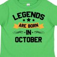 thumbnail image 4 of Inktastic Legends Are Born in October Boys or Girls Toddler T-Shirt, 4 of 5
