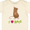 thumbnail image 4 of Inktastic I Love Rats Boys or Girls Baby Bodysuit, 4 of 5