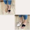 thumbnail image 6 of Womens Open Toe Half Socks Peep Toe Topper Sock for Sandal Mule Flip Flop Clogs Forefoot Liner Socks 5-9, 6 of 6