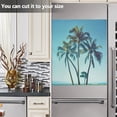 thumbnail image 4 of Summer Palm Tree Dishwasher Magnetic Refrigerator Magnet Cover Kitchen Art Panel Decal Sticker Home Decorative 23"x26", 4 of 6