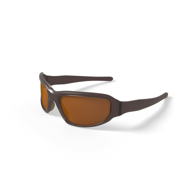 DNA Polarized Rx'able Sunglasses, Unisex, A3012, Brown, 64-18-134