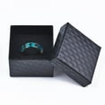thumbnail image 4 of Cardboard Jewelry Boxes for Ring Earring Necklace with Sponge Inside Square Black 5~5.1x5~5.1x3.3~3.4cm, 4 of 4