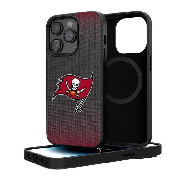 Tampa Bay Buccaneers Linen Logo iPhone Magnetic Bump Case