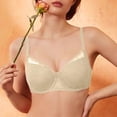 thumbnail image 3 of Xdegoge Lace Bra for Women Polka Dot Support Bra Half Cup Push-Up Bralette with Adjustable Straps, Breathable Sheer Elegant Underwear for All-Day Comfort, 3 of 6