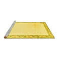 thumbnail image 2 of Ahgly Company Machine Washable Indoor Rectangle Solid Yellow Modern Area Rugs, 4' x 6', 2 of 4
