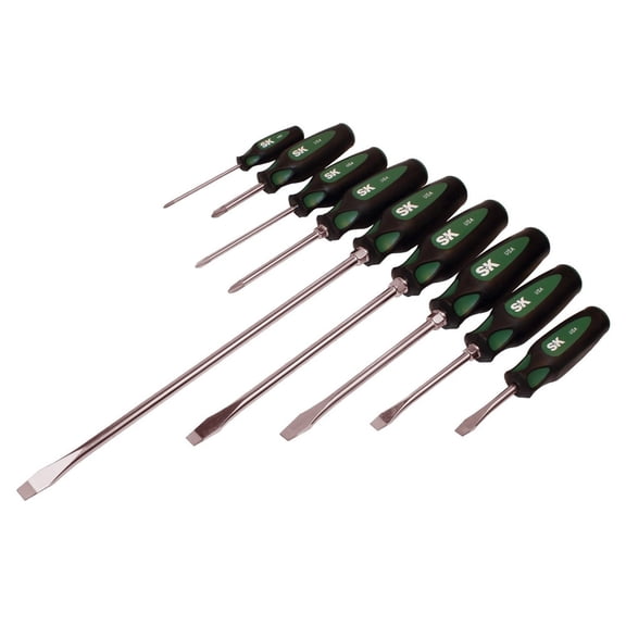 ScrewDriver CushionGrip Combination Set, 9Pc SK Hand Tool 86007 SKT LP
