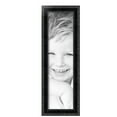 thumbnail image 2 of ArtToFrames 6" x 22" Black Engraved Edges Picture Frame, 6x22 inch Black Wood Poster Frame (WOM-4055), 2 of 8