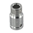 thumbnail image 2 of BTOER 1/4'' Ratchet Socket Adapter 6.3mm-Square Drive To 1/4" Hex Shank Socket Bits Converter Quick Release Screwdriver Holder Adapter, 2 of 9
