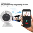 thumbnail image 4 of Digital Door Camera, 120 Degree Wide Angle Infrared Night Vision 1080P Monitor Intercom Digital Door Viewer  for Apartment, 4 of 7