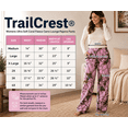 thumbnail image 2 of TrailCrest Womens Open Bottom Sleep and Lounge Coral Fleece Camo Pajama Pants, 2X, 2 of 7