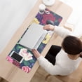 thumbnail image 3 of Long Mouse Pads for Desk,Pioneer Flower Floral Print Pattern Desk Mats on Top Of Desks, Desk Mouse Pad Extra Large with 3mm Non-Slip Base and Stitched Edge for Gaming,Office,Work,Home 31.5"x11.8", 3 of 6