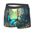 thumbnail image 2 of Daiia Enchanted Forest Butterfly A Men's Underwear Boxer Briefs, Cotton Stretch Moisture-Wicking Underwear-Large, 2 of 9
