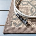 thumbnail image 3 of Safavieh Courtyard Olivia Geometric Indoor/Outdoor Area Rug, Beige/Gray, 4' x 5'7", 3 of 8