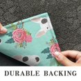 thumbnail image 6 of Bull Terrier Dog and Flower Florals Door Rugs,Washable Non Slip Door Mats Indoor,Decorative Door Mats,Entry Mat Indoor for Entrance,Bedroom,Kitchen,Bathroom,17"x30", 6 of 6