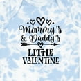 thumbnail image 4 of Inktastic Mommy Daddy Little Valentine Boys or Girls Baby Bodysuit, 4 of 5