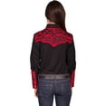 thumbnail image 2 of Scully PL-654-CRI-XL Womens Western Shirt - Crimson- Extra Large, 2 of 2