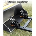 thumbnail image 5 of Telyswee Pallet Forks 4000 LBS Clamp on Pallet Forks, 60" Length Heavy Duty Pallet Forks with Adjustable Stabilizer Bar, Tractor Bucket Forks for Tractor Attachments, Skid Steer, Loader Bucket, 5 of 7