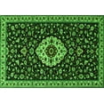thumbnail image 1 of Ahgly Company Indoor Rectangle Medallion Green Traditional Area Rugs, 8' x 10', 1 of 1