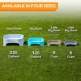 thumbnail image 2 of Cuenco de Agua Neater Pet Brands Gris Plomizo Extra Grande para Perros, 2 of 9