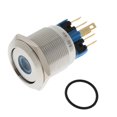 thumbnail image 1 of 22mm 6V Interruptor De Botón De Encendido De Luz Interruptor De Metal A Prueba De Agua Momentánea Macarena Interruptor de empuje de acero, 1 of 8