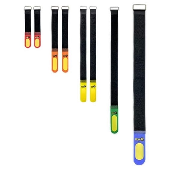 Green Quick Strap Storage Strap, Assorted Color - Pack of 8