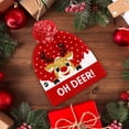 thumbnail image 2 of Gorro de punto de Navidad Led para mantener el calor gorro de luz Led regalos perfectos para adultos niños mujer hombre en invierno-peine AB-Dontodent Kuyhfg Sin marca, 2 of 5