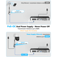 thumbnail image 5 of OOSSXX 4K PoE PTZ Security Camera System, Auto Tracking, 4CH 1TB HDD, 5 of 14