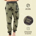 thumbnail image 6 of LazyOne Men's Jogger Sweatpants, Cozy, Warm, Pockets, Mountain Made, Moose (Medium), 6 of 7