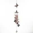 thumbnail image 2 of Campanas de viento de cobre hechas a mano con 6 caballos | Campanas de aluminio y hierro de 10 tonos | Decoración de 89 cm para exteriores e interiores, ideal para jardín, patio o habitación infantil, 2 of 5