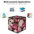 thumbnail image 2 of Peony Foldable Storage Baskets with Handle, 10.8"x10.5"x10.6" - Large Capacity Toy Box Storage Box, 2 of 6