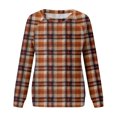 thumbnail image 4 of Stichou Sweatshirt for women Side Split Spring Winter Fashion 2026 Long Sleeve Shirts Trending Now Wine 4XL, 4 of 6