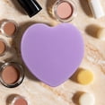 thumbnail image 4 of Unique Bargains 5 Pcs Heart-Shaped Face Makeup Sponge for Travel Purple Hydrophilic Polyurethane, 4 of 6