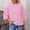 Pink, variant on LNWUY Striped Tshirt Women Bow Tie Back,Striped Half Sleeve T Shirts Oversized Crewneck Tee for Daily Wear Vacation Red L