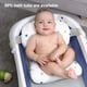 thumbnail image 5 of Asiento de baño para bebé Alfombrilla de soporte de seguridad Red de malla Lavable Transpirable Suave Ducha para niños pequeños Cojín para el cuerpo Cojín con correas Estrella blanca Vogacara BA000371-03, 5 of 7