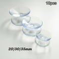 thumbnail image 3 of AFQH 10 Pack Clear Double-Sided Suction Cups PVC Rubber 35mm Casement Suckers Glass Wall Hooks Hangers Suction Cup for Kitchen Bathroom Office, 3 of 5