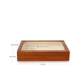 thumbnail image 4 of Multi Function Jewelry Organizer Box Wooden Ring Display Trays Bracelet Storagecase With Microfiber Ladies Gift, 4 of 7
