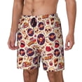 thumbnail image 1 of Fotbe rock music Skull record Traje de Baño para Hombre – Shorts de Natación de Secado Rápido con Forro y Bolsillos-X-Large, 1 of 6