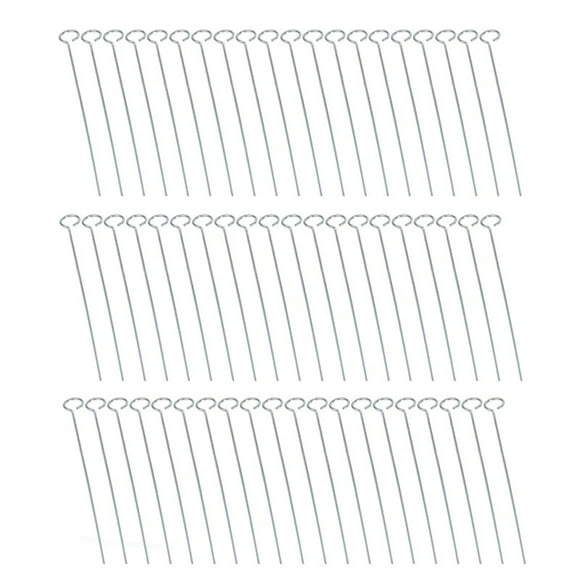 60 estacas para luces navideñas y , soportes para guirnaldas de luces, fácil instalación, clavos metálicos, estacas para suelo, ideales para