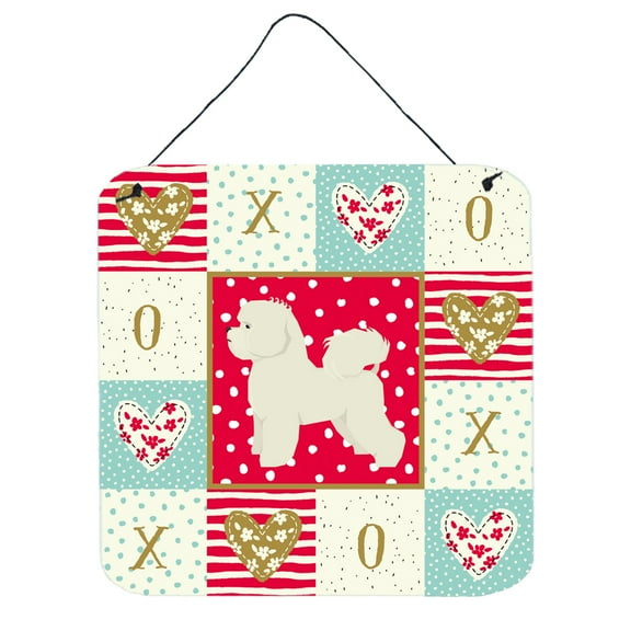 Bichon Frise Love Wall or Door Hanging Prints