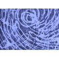 thumbnail image 1 of Ahgly Company Machine Washable Indoor Rectangle Abstract Blue Modern Area Rugs, 5' x 8', 1 of 4