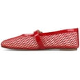 thumbnail image 2 of Journee Womens Casha Mesh Slip On Square Toe Dress Flats, 2 of 9