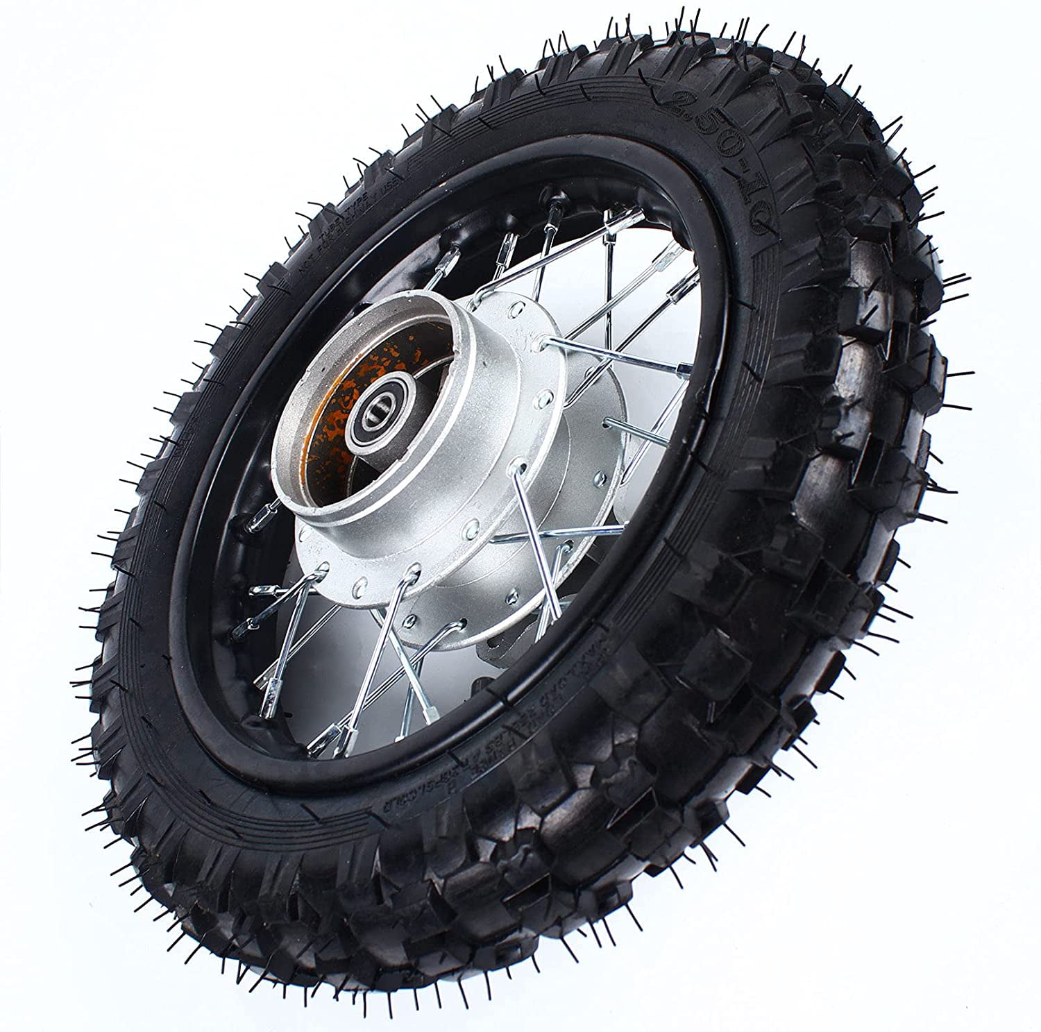 X-PRO 10 Front Wheel Rim Tire Assembly for 50cc 70cc 110cc Dirt Bikes 