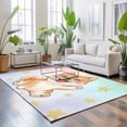 4'x6' Area Rugs, Japanese Style Indoor Outdoor Area Rug for Living Room ...