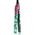 thumbnail image 1 of Royale Mini Ceramic Tourmaline Flat Iron Hair Straightener 0.5" - Travel Size, Touch Ups, Roots, Bangs (Peacock), 1 of 1