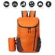 thumbnail image 2 of 1 mochila plegable ligera de 20 l, pequeña mochila de senderismo plegable para viajes, camping, vacaciones al aire libre, color naranja, 2 of 8
