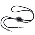 thumbnail image 4 of Lazo del bolo Hugo Vaquero Occidental Indio C Bolo Tie Negro, 4 of 10