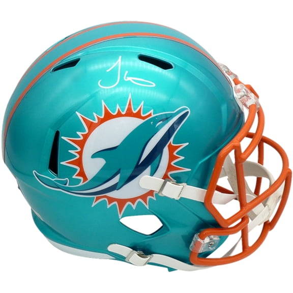 Tyreek Hill Autographed Miami Dolphins (FLASH Alternate) Deluxe Full-Size Replica Helmet - BAS
