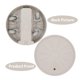 thumbnail image 2 of Mobile Flower Pot Tray with Rolling Casters Round Flowerpot Tray with Hidden Wheels and Water Catcher Decorative Planter Tray for Indoor Plants, 2 of 4